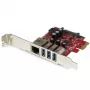 StarTech.com 3 portu PCI Express USB 3.0 karte + Gigabit Ethernet