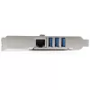 StarTech.com 3 portu PCI Express USB 3.0 karte + Gigabit Ethernet