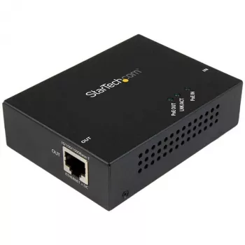 StarTech.com 1 porta Gigabit PoE+ pagarinātājs ar 802.3at un 802.3af, 100 m (330 pēdas)