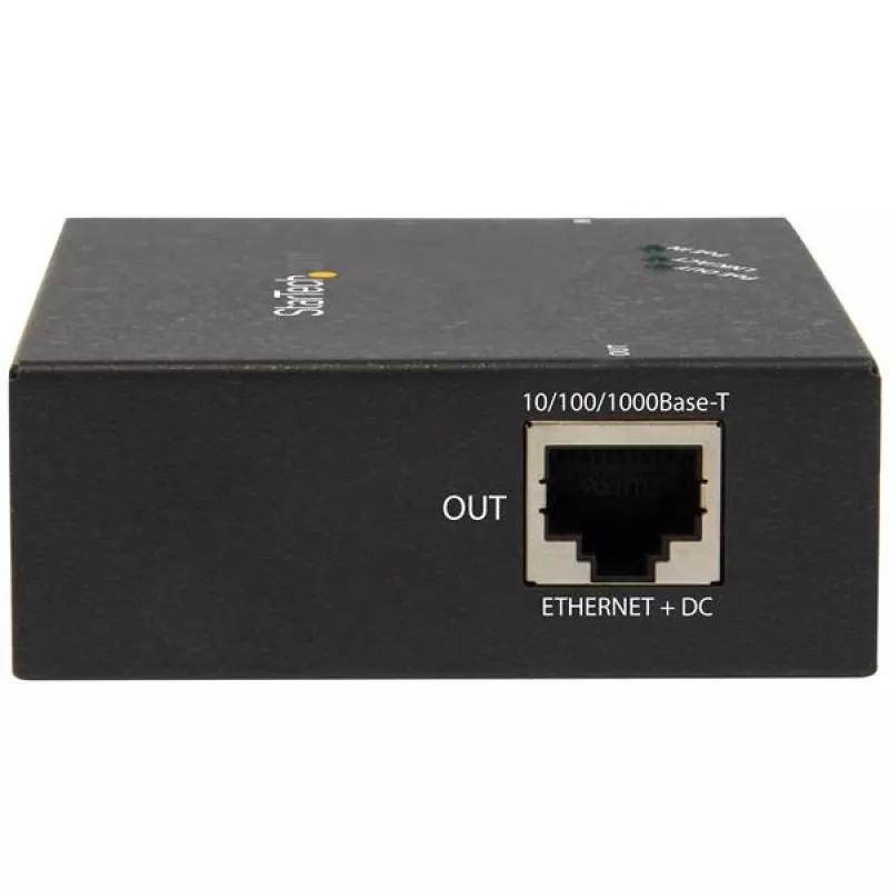 StarTech.com 1 porta Gigabit PoE+ pagarinātājs ar 802.3at un 802.3af, 100 m (330 pēdas)