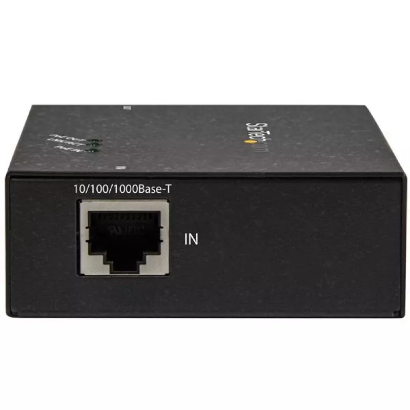 StarTech.com 1 porta Gigabit PoE+ pagarinātājs ar 802.3at un 802.3af, 100 m (330 pēdas)