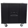 StarTech.com 4-Post 9U Mobile Open Frame Server Rack, Four Post tīkls Rack with Wheels, 19 inch Rolling Rack for Home/Office Narrow Floor Spaces, Small Data Rack for Computer/AV/IT Equipment - TAA Compliant