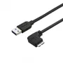 StarTech.com plāns Micro-USB 3.0 kabelis — vīr. pret vīr. — leņķveida Micro USB — 2 m (6 pēdas)