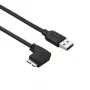 StarTech.com Plāns Micro-USB 3.0 kabelis - vīr./vīr. - kreisais leņķa Micro USB - 2 m
