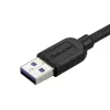 StarTech.com plāns Micro USB 3.0 kabelis - M/M - Kreisā leņķa Micro-USB - 0,5 m (20 collas)