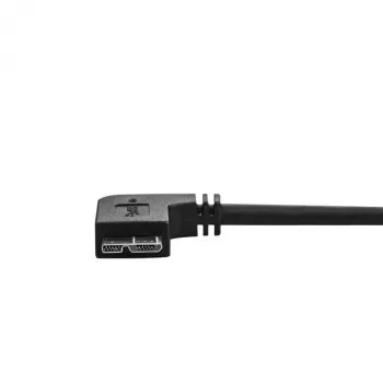 StarTech.com Plāns Micro USB 3.0 kabelis - vīr./vīr. - leņķa Micro-USB - 0,5 m (20 collas)