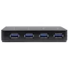 StarTech.com 4 portu USB 3.0 centrmezgls ar īpašu uzlādes portu - 1 x 2,4 A ports ~ 4 portu USB 3.0 centrmezgls (5 Gbit/s) ar īpašu uzlādes portu - 1 x 2,4 A ports