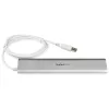 StarTech.com 7 portu USB centrmezgls, USB A uz 7x USB-A pieslēgvietas, USB 5Gbps, izturīgs dizains, kopnes vai pašbarošanas, pārnēsājams klēpjdatora USB 3.0 centrmezgla paplašinātājs ar barošanas bloku