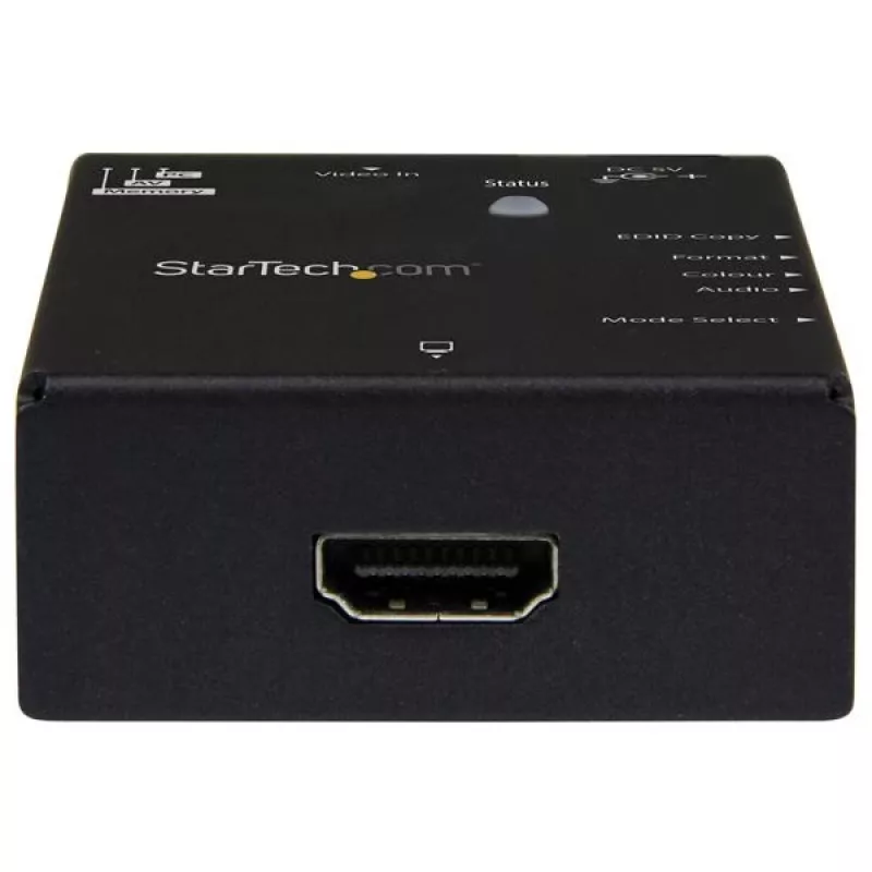 StarTech.com EDID emulators HDMI displejiem - 1080p, melns, tērauds, RoHS, CE, FCC, 1920 x 1080 pikseļi, 720p, 1080p, HDMI