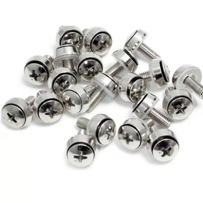 StarTech.com M6 x 12mm - Montāžas skrūves - 100 iepakojumā