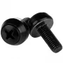 StarTech.com M6 x 12mm - montāžas skrūves - 50 gab. komplekts, melnas