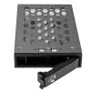 StarTech.com 2.5 collu karstās nomaiņas cietā diska paliktnis, 2.5 collas, priekšējā paneļa rāmis, melns, sudrabains, 2.5 collas, plastmasa, tērauds, 70 mm