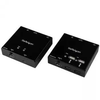 StarTech.com HDMI pagarinātājs caur CAT6 ar 4 portu USB centrmezglu – 165 pēdas (50 m) – 1080p