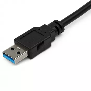StarTech.com USB–Ethernet adapteris, USB 3.0 uz 10/100/1000 Gigabit Ethernet LAN pārveidotājs klēpjdatoriem, 11,8 collu/30 cm pievienots kabelis, USB–RJ45 adapteris, NIC adapteris, USB tīkla adapteris