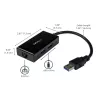 StarTech.com USB–Ethernet adapteris, USB 3.0 uz 10/100/1000 Gigabit Ethernet LAN pārveidotājs klēpjdatoriem, 11,8 collu/30 cm pievienots kabelis, USB–RJ45 adapteris, NIC adapteris, USB tīkla adapteris