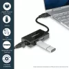 StarTech.com USB–Ethernet adapteris, USB 3.0 uz 10/100/1000 Gigabit Ethernet LAN pārveidotājs klēpjdatoriem, 11,8 collu/30 cm pievienots kabelis, USB–RJ45 adapteris, NIC adapteris, USB tīkla adapteris