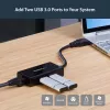 StarTech.com USB–Ethernet adapteris, USB 3.0 uz 10/100/1000 Gigabit Ethernet LAN pārveidotājs klēpjdatoriem, 11,8 collu/30 cm pievienots kabelis, USB–RJ45 adapteris, NIC adapteris, USB tīkla adapteris