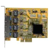StarTech.com 4 portu PCIe Gigabit tīkla adaptera karte, iekšēja, vadu, PCI Express, Ethernet, 2000 Mbit/s