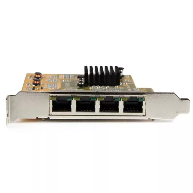 StarTech.com 4 portu PCIe Gigabit tīkla adaptera karte, iekšēja, vadu, PCI Express, Ethernet, 2000 Mbit/s