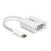 StarTech.com USB-C uz VGA adapteris - Balts, 3.2 Gen 1 (3.1 Gen 1), USB Type-C, VGA (D-Sub) izeja, 1920 x 1200 pikseļi