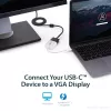 StarTech.com USB-C uz VGA adapteris - Balts, 3.2 Gen 1 (3.1 Gen 1), USB Type-C, VGA (D-Sub) izeja, 1920 x 1200 pikseļi