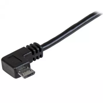 StarTech.com Micro-USB uzlādes un sinhronizācijas kabelis V/V - taisnleņķa Micro-USB - 24 AWG - 2 m
