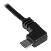 StarTech.com Micro-USB uzlādes un sinhronizācijas kabelis V/V - kreisā leņķa Micro-USB - 24 AWG - 2 m