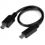 StarTech.com USB OTG kabelis - Micro USB uz Mini USB - vīr./vīr. - 8 collas