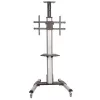 StarTech.com TV ratiņi - augstumā regulējami - bloķējami riteņi, 40 kg, 81,3 cm (32 collas), 190,5 cm (75 collas), 200 x 200 mm, 600 x 400 mm, 1110 - 1510 mm