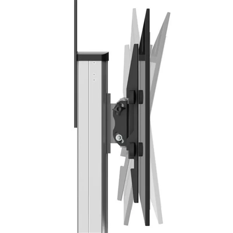 StarTech.com TV ratiņi - augstumā regulējami - bloķējami riteņi, 40 kg, 81,3 cm (32 collas), 190,5 cm (75 collas), 200 x 200 mm, 600 x 400 mm, 1110 - 1510 mm
