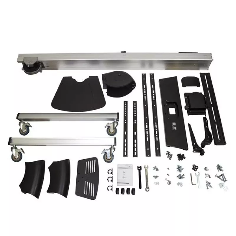 StarTech.com TV ratiņi - augstumā regulējami - bloķējami riteņi, 40 kg, 81,3 cm (32 collas), 190,5 cm (75 collas), 200 x 200 mm, 600 x 400 mm, 1110 - 1510 mm