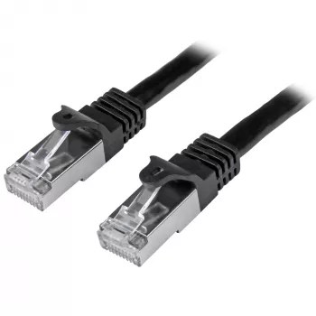 StarTech.com Cat6 komutācijas kabelis – ekranēts (SFTP) – 3 m, melns