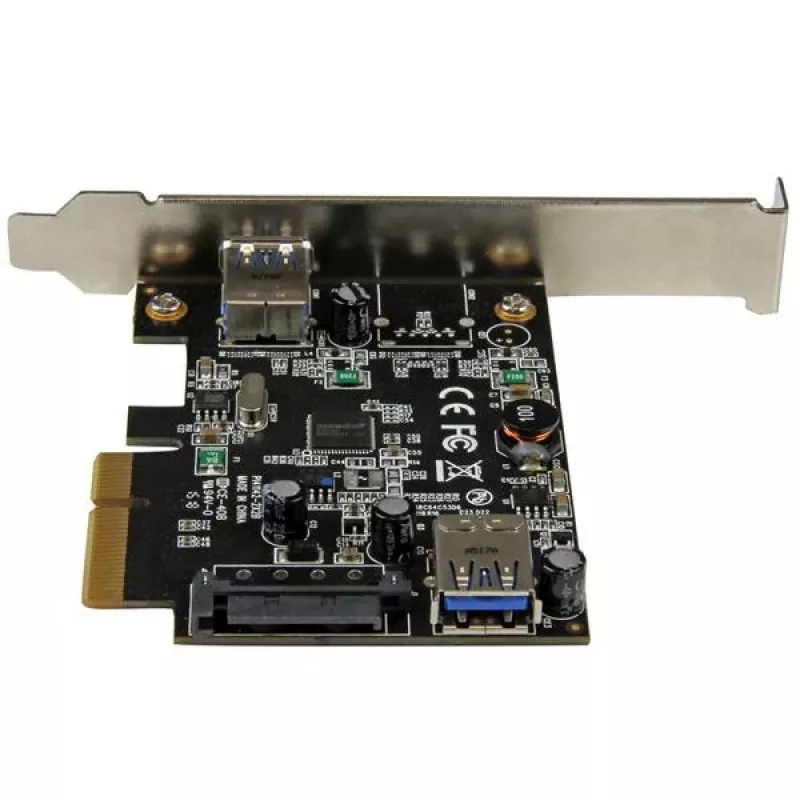 StarTech.com 2 portu USB 3.1 (10 Gbps) karte - USB-A, 1x ārējais, 1x iekšējais - PCIe