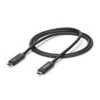 StarTech.com 1 m Thunderbolt 3 kabelis ar 100 W strāvas padevi — 40 Gbps