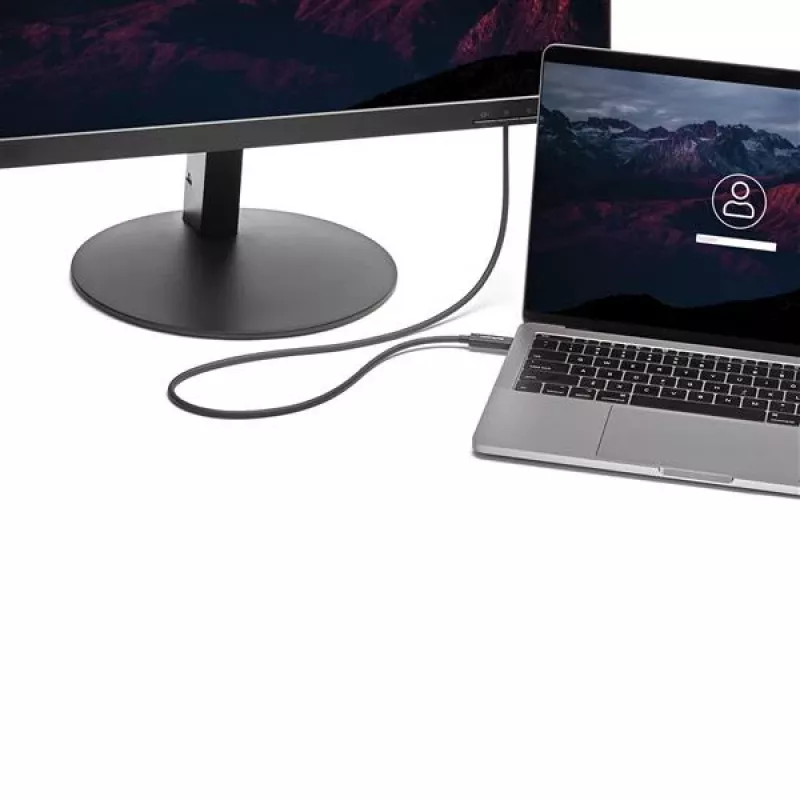 StarTech.com 1 m Thunderbolt 3 kabelis ar 100 W strāvas padevi — 40 Gbps