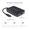 StarTech.com Thunderbolt 3 uz Thunderbolt 2 adapteris – TB3 klēpjdatoram TB2 displejiem un ierīcēm – Thunderbolt 2 20Gbps vai Thunderbolt 1 10Gbps pārveidotājs – Thunderbolt 3 sertificēts – Windows/Mac
