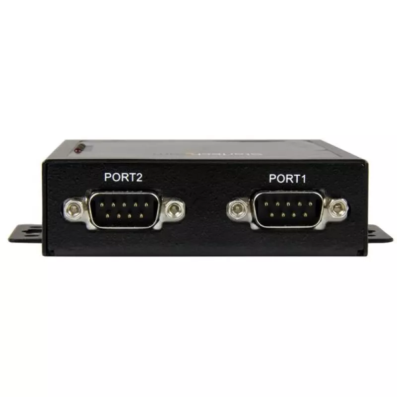 StarTech.com 2 portu seriālais uz IP Ethernet ierīču serveris - RS232 - metāls un montējams