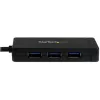 StarTech.com 3-portu USB 3.0 centrmezgls ar Gigabit Ethernet – USB-C – komplektā barošanas adapteris~3-portu USB-C centrmezgls ar Gigabit Ethernet – USB-C uz 3x USB-A – USB 3.0 (5 Gbps) – komplektā barošanas adapteris