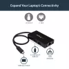 StarTech.com 3-portu USB 3.0 centrmezgls ar Gigabit Ethernet – USB-C – komplektā barošanas adapteris~3-portu USB-C centrmezgls ar Gigabit Ethernet – USB-C uz 3x USB-A – USB 3.0 (5 Gbps) – komplektā barošanas adapteris
