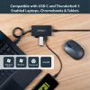 StarTech.com 3-portu USB 3.0 centrmezgls ar Gigabit Ethernet – USB-C – komplektā barošanas adapteris~3-portu USB-C centrmezgls ar Gigabit Ethernet – USB-C uz 3x USB-A – USB 3.0 (5 Gbps) – komplektā barošanas adapteris