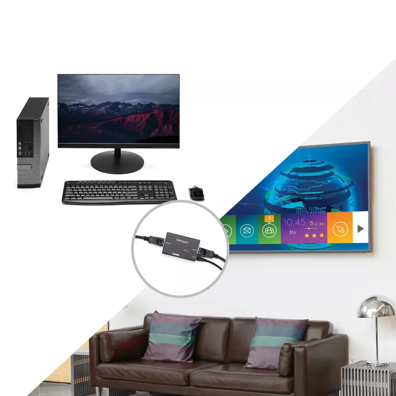 StarTech.com DisplayPort signāla pastiprinātājs - DP pagarinātājs - 4K 60Hz