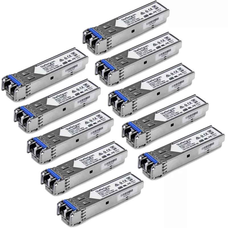 StarTech.com Cisco GLC-LH-SMD saderīgs SFP raiduztvērēja modulis - 1000BASE-LX/LH - 10 gab. iepakojumā