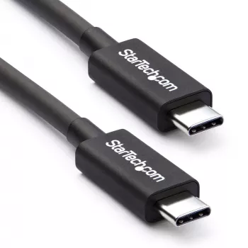 StarTech.com 0,5 m Thunderbolt 3 (40 Gbps) USB-C kabelis – saderīgs ar Thunderbolt, USB un DisplayPort