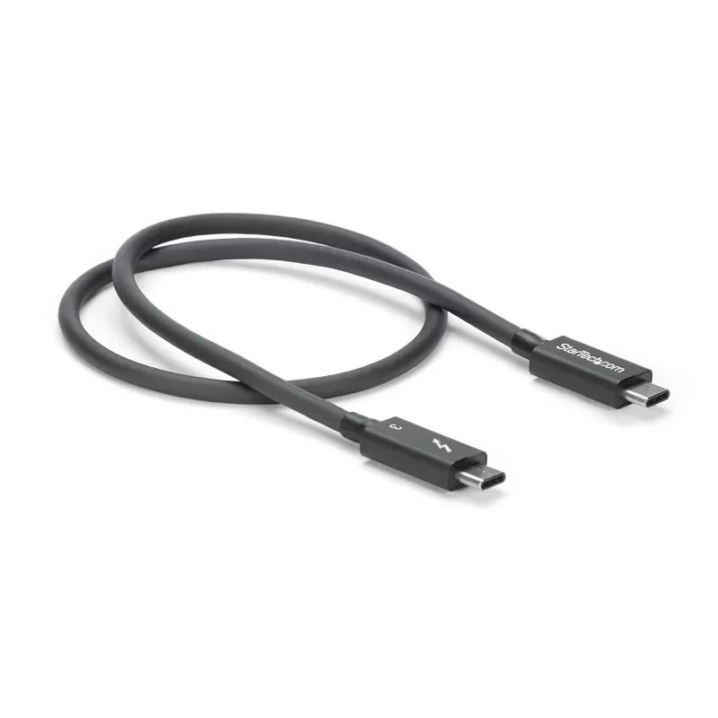 StarTech.com 0,5 m Thunderbolt 3 (40 Gbps) USB-C kabelis – saderīgs ar Thunderbolt, USB un DisplayPort