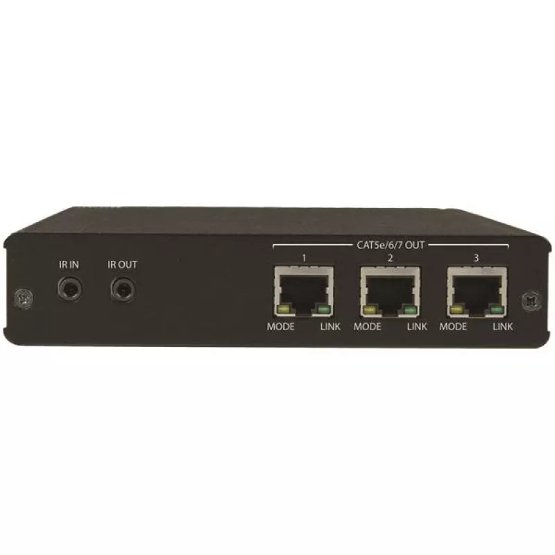 StarTech.com 3-Port HDBaseT Extender Kit ar 3 uztvērējiem - 1x3 HDMI over CAT5e sadalītājs - līdz 4K