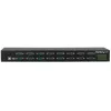 StarTech.com 16 portu USB–seriālā adaptera centrmezgls, USB 2.0 B tipa, seriālais, 480 Mbit/s, melns, tērauds, 36 W