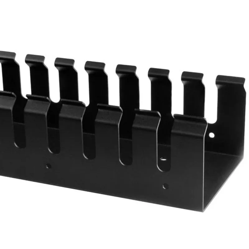 StarTech.com vertikālais kabeļu organizators ar pirkstu kanāliem – 0U – 3 pēdas