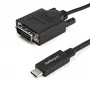 StarTech.com 6,6 pēdu (2 m) USB-C–DVI kabelis – 1920 x 1200 – melns