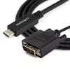 StarTech.com 6,6 pēdu (2 m) USB-C–DVI kabelis – 1920 x 1200 – melns