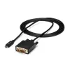 StarTech.com 6,6 pēdu (2 m) USB-C–DVI kabelis – 1920 x 1200 – melns